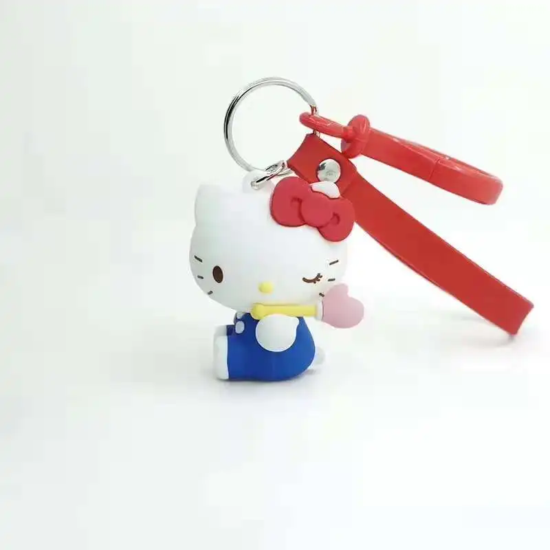 

2019 new H4!!! keroppi hello kitty melody PVC Keychain Phone Rope Strap Charm Cords Lariat Clip Lanyards Toys Doll figure
