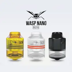 Origianl Oumier Wasp Nano RDTA 2 мл ёмкость 22 мм RDTA ввиду распылитель центральное отверстие заполнения танк электронные сигареты