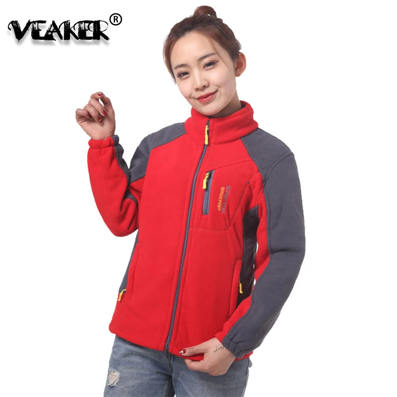 

2018 New Women Winter Fleece Jacket Womens Thicken Warm Coat Female Windproof Polar Fleece Basic Jacket Plus Size L-4XL