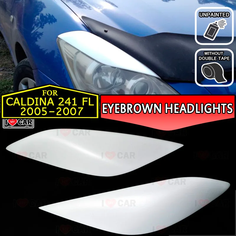Для Toyota Caldina ZZT241 2005 2007 брови фары веки Стайлинг автомобиля отделка наклейки