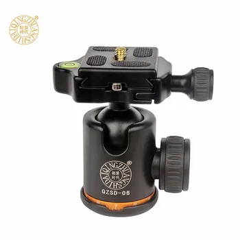 

Aluminum Tripod Ball Head With Quick Release Plate & Two levels Max Load 6KG For Benro Manfrotto Q999S Tripod Head