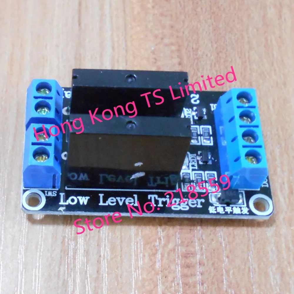 2-channel-relay-module-2-solid-state-relay-5V-12V-24V-low-level-trigger ...