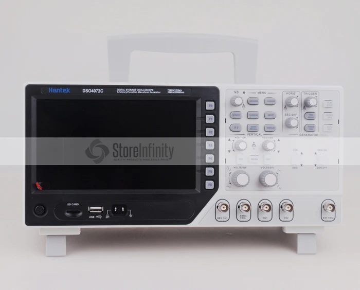 

Hantek DSO4072C 2 Channel Digital Oscilloscope 1 Channel Arbitrary/Function Waveform Generator