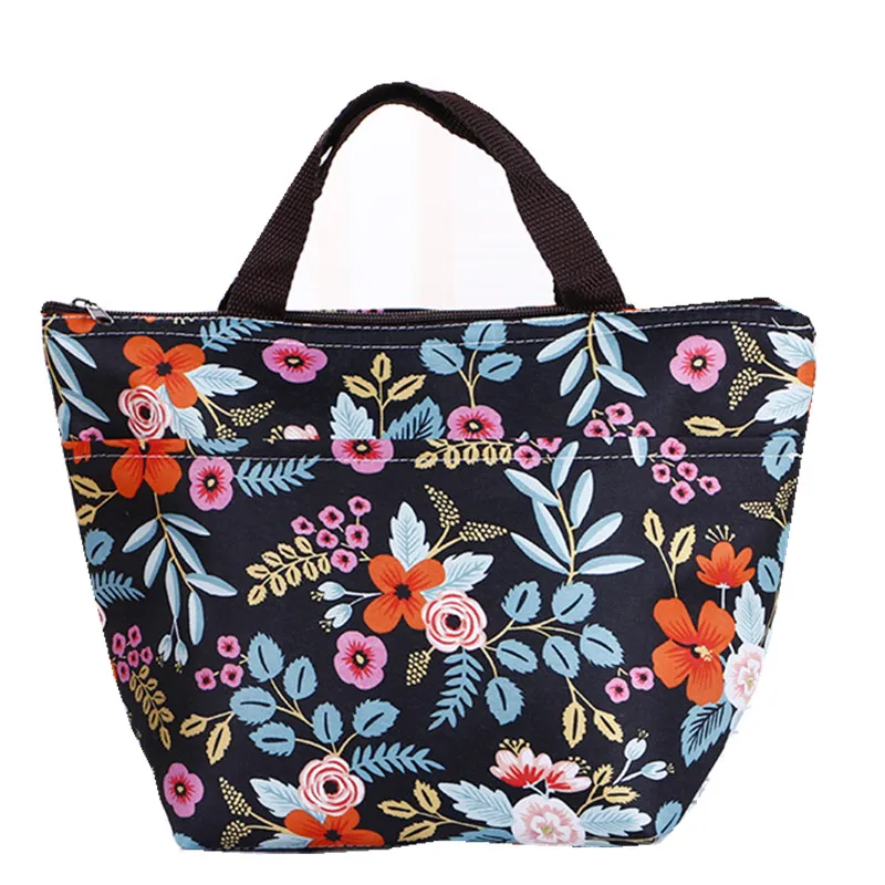 

2019 family picnic food warmer lunch bag flower bear heart fooball lady girls bag thermal foil tote lunch box fresh keeper box
