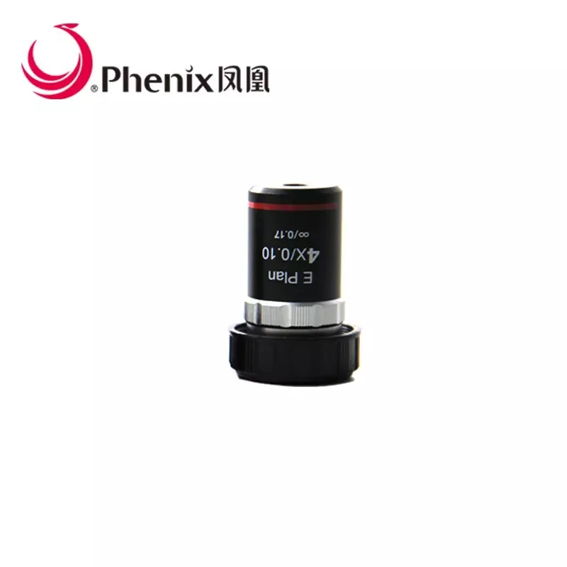 Китай поставщик Феникс 4X 10X 40X 100X бесконечный ПЛАН Ахроматический объектив для биологического микроскопа PH100