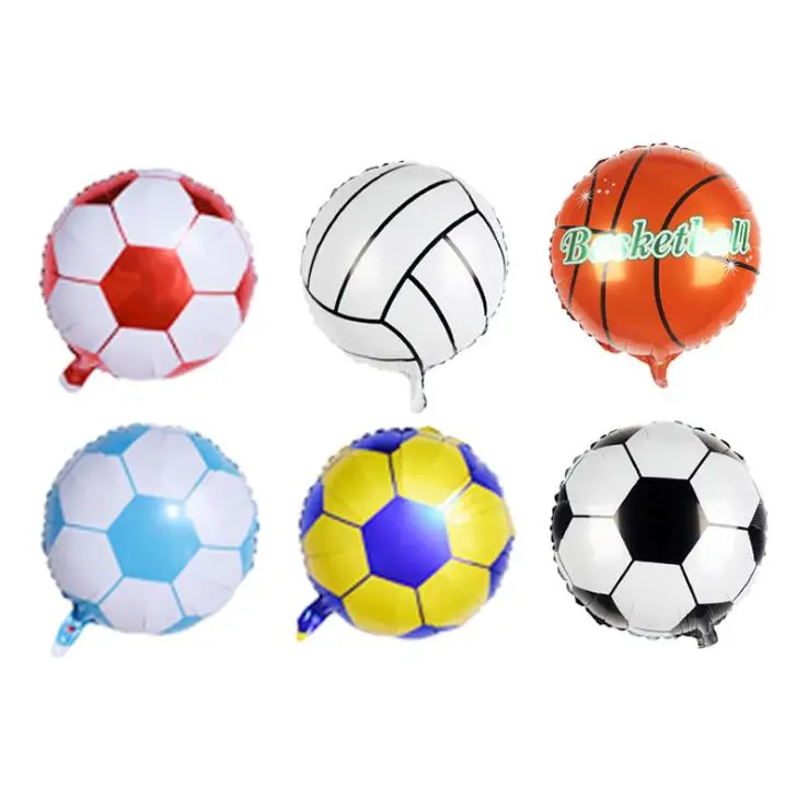 Us 0 45 25 Off 1pcs Football Balloons Basketball Volleyball Aluminium Foil Balloons Kid S Birthday Party Decor Supplies Soccer Balao Boys Toy In