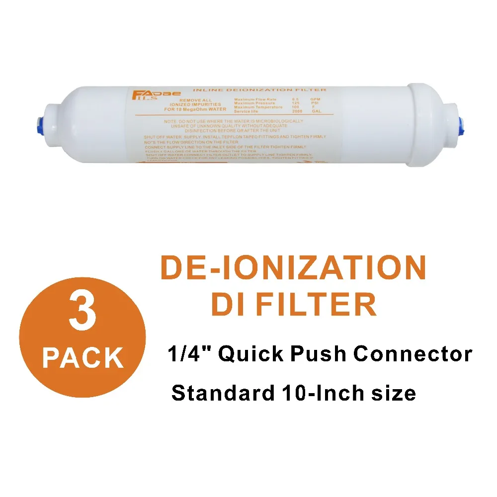 Сменный фильтр для воды с системой обратного осмоса 2 &quotx 10&quot встроенный Deionization