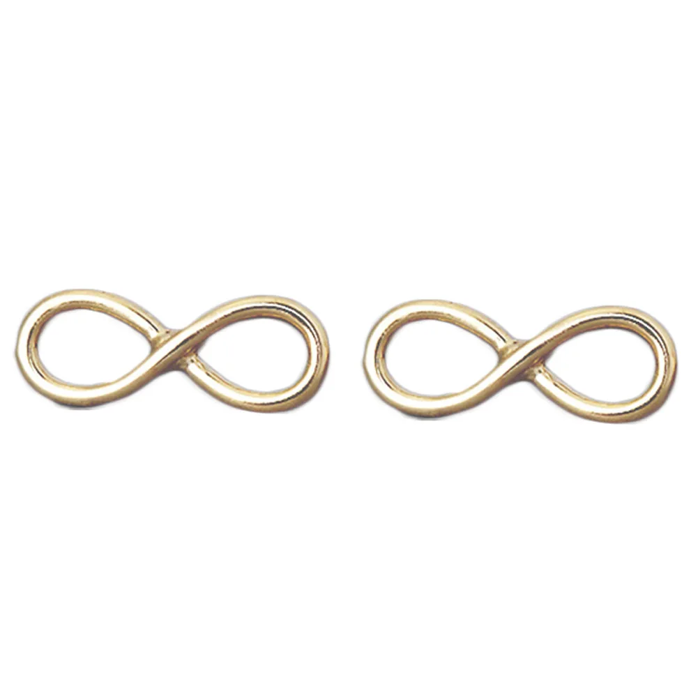 

New Earrings Fashion Jewelry Cute Simple Earrings 8 shape Tiny Infinity Stud Earrings for Women