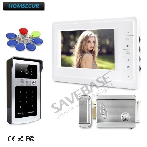 

HOMSECUR 7inch Video Door Intercom System with Mute Mode for Home Security for Apartment