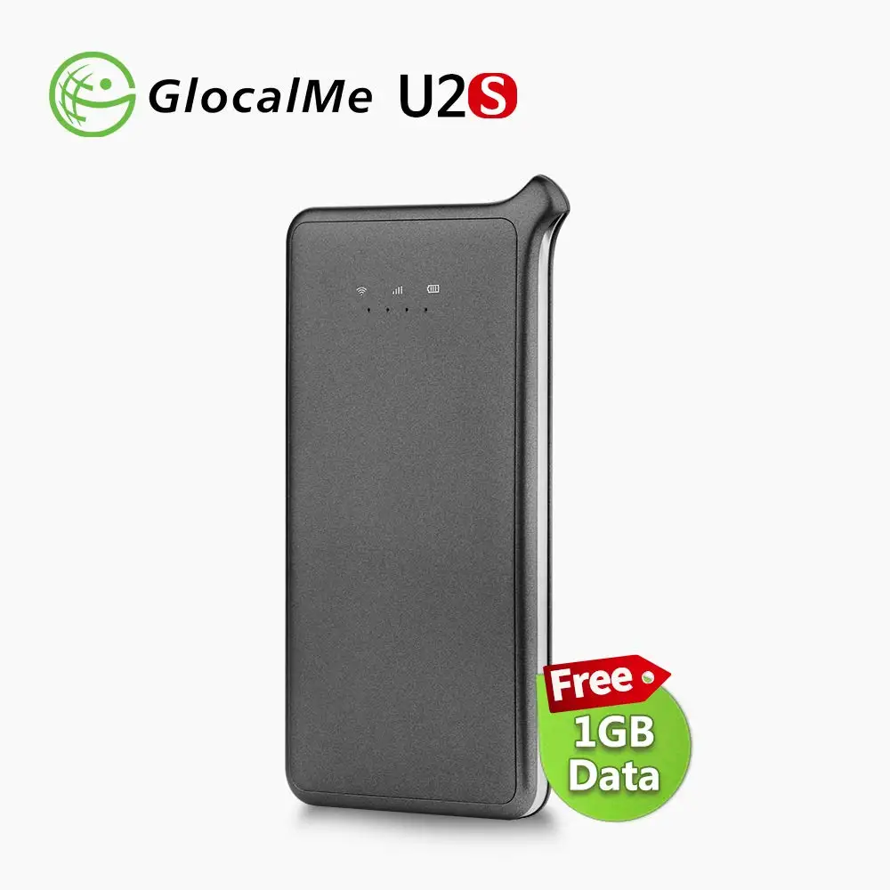  GlocalMe 4G U2S WiFi Router Free Roaming Fast Network Worldwide Portable LTE Wireless Wi-fi Router 