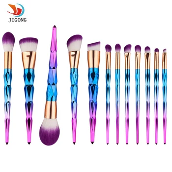 

12Pcs unicorn Professional Makeup Brushes Set Beauty Cosmetic Eyeshadow Lip Powder Face Pinceis Tools Kabuki Brush Kits