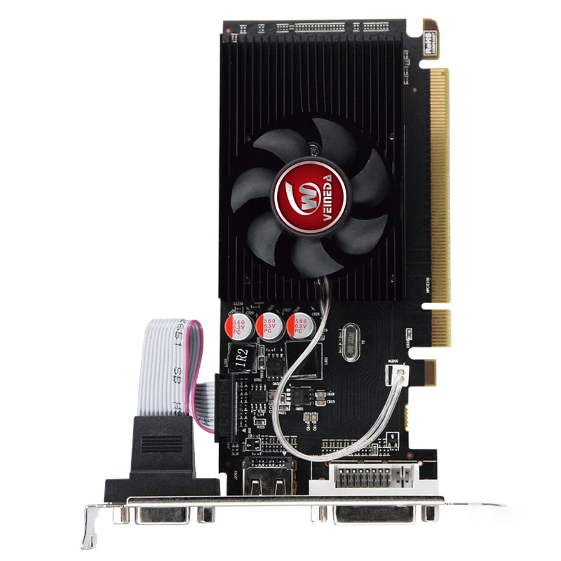 Видеокарта Veineda HD6450 2 ГБ DDR3 HDMI графическая видеокарта высококлассная игровая видеокарта HD6450-4