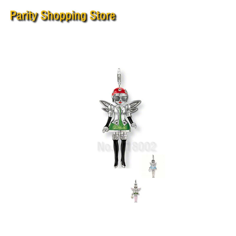

PT3032 Elves Doll Pendant Ts Style Glam And Soul Fashion Ice Princess Jewelry In Sterling silver Lovers'Garden Fairy Pendant