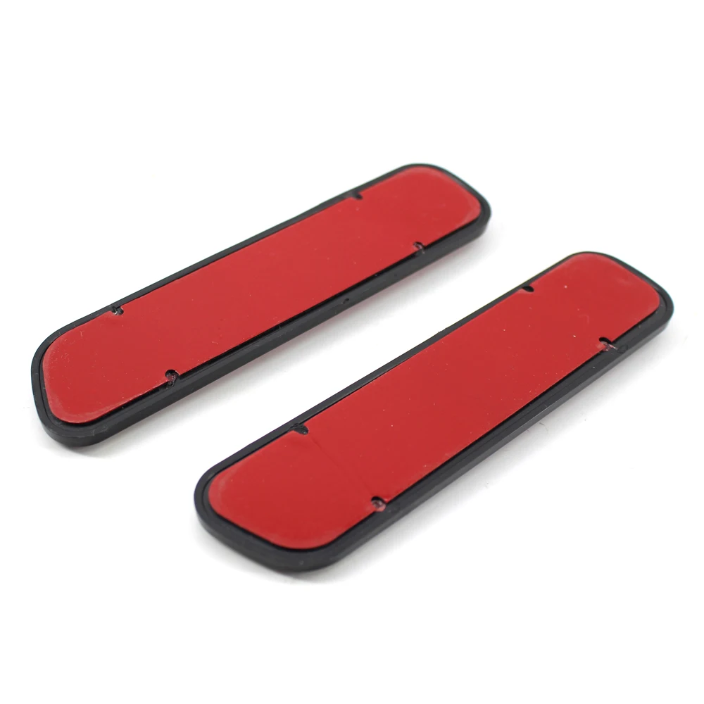

2pcs Red Car Reflective Stickers Car-styling Car Door Sticker Decal Warning Tape Safety Mark Reflective Strips