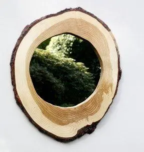 

Evmingo Tree Carved Tree Mirror 35 CM