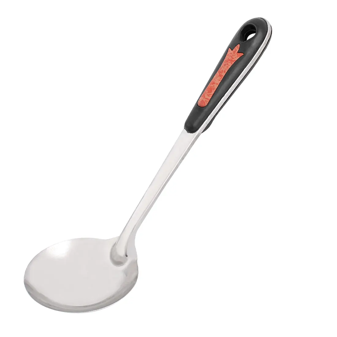 UXCELL Kitchenware Plastic Handle Stainless Steel Soup Spoon Ladle 29Cm