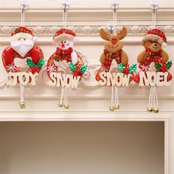 Eva2king Рождество плюшевые кулон с деревянной письмо стены мягкие игрушка для детей и взрослых для украшения дома маленьких девочек и