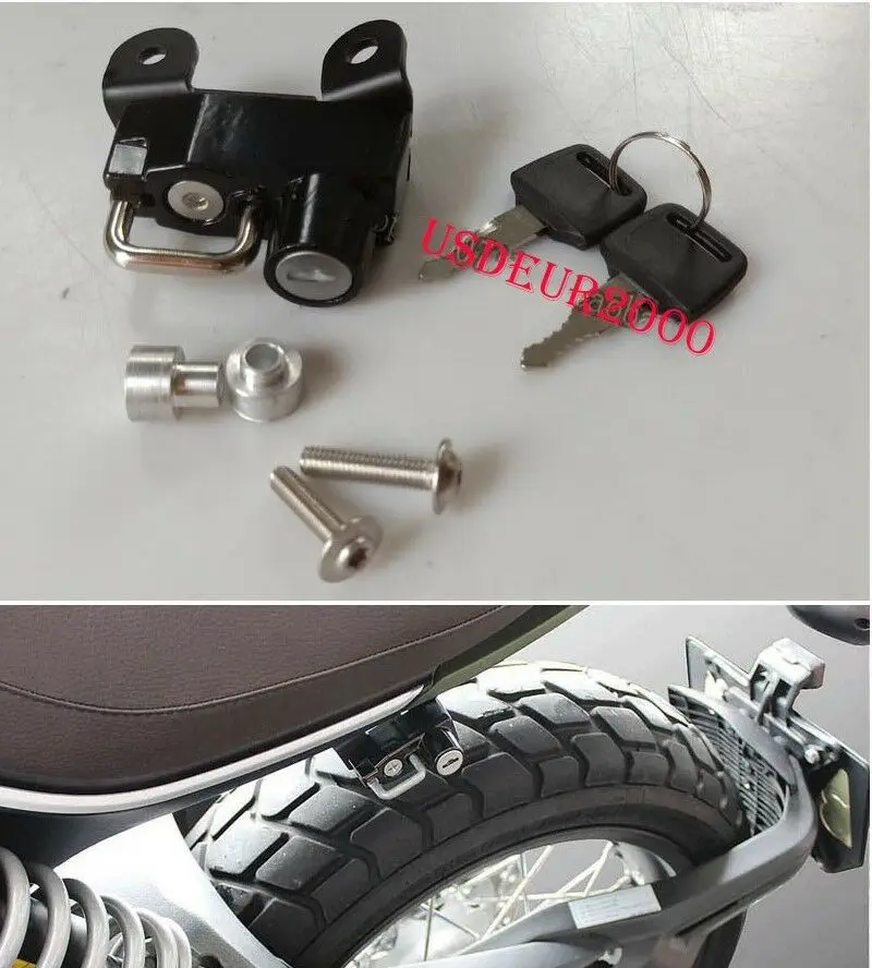 ducati scrambler helmet lock