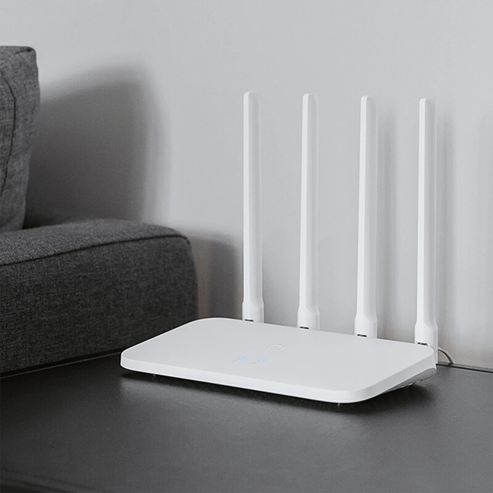Wi Fi роутер Xiaomi Mi 4C 64 Мб 300 Мбит/с 2 4G 4 антенны умное управление через приложение