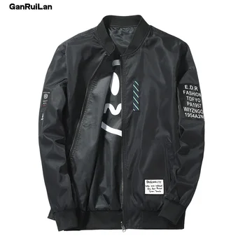 

2019 New Trendy Men Jacket Pilot with Patches Green Both Side Wear Thin Pilot Bomber Jacket Men Wind Breaker Jacket Men JK18002