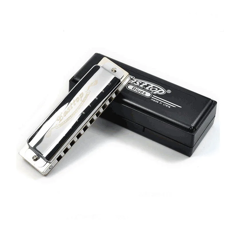 

Friendly Brand EASTTOP T008 10 Holes Harmonicas 10-hole Senior Playing Harmonica (Plastic Boxed) Bruce Diatonic