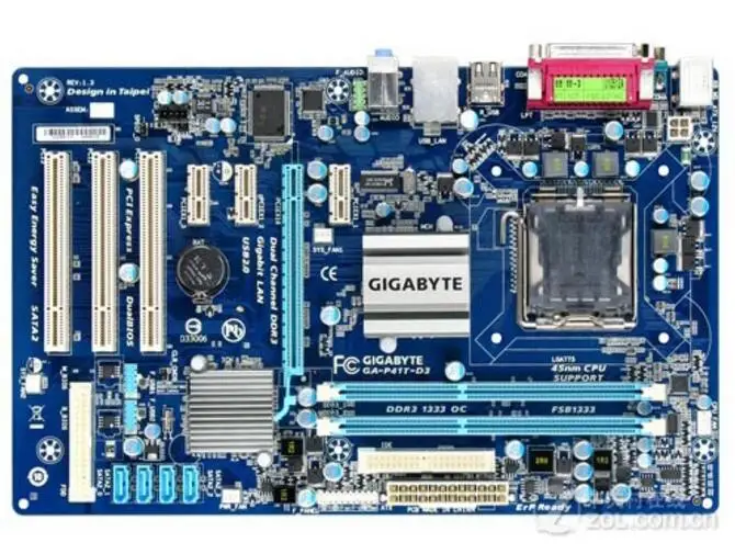 Для Gigabyte GA-P41T-D3 оригинальная настольная материнская плата P41T-D3 G41 LGA 775 DDR3 8G SATA2 USB2.0