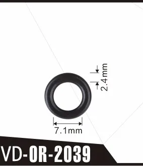 500 шт. для Toyota ASNU17 топливный инжектор резиновый О 'кольца оринги о-образные кольца высшее качество ремонтные наборы деталей топливной форсунки VD-OR-2002