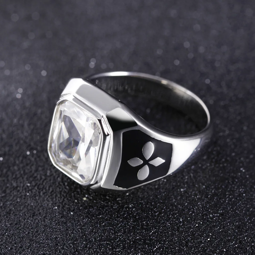 DreamCarnival 1989 Big Discount Clearance Size 11, 12 Big Sizes Rings for Men Women Stainless Steel Classic Bold Design Ring