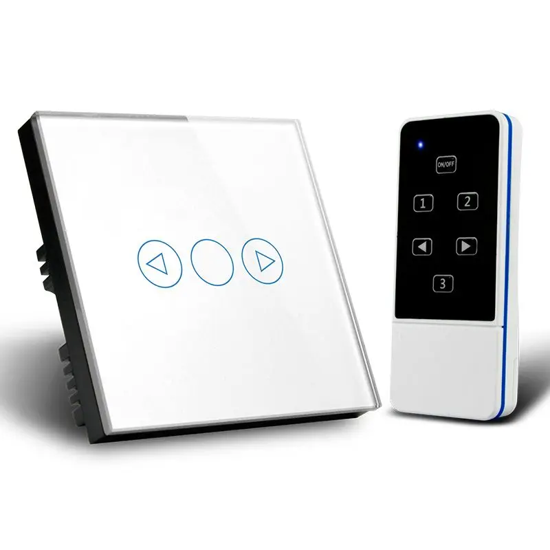 

High quality wall touch led dimmer switch 300W Crystal panel wall controller switch for led light and dimming halogen lamp