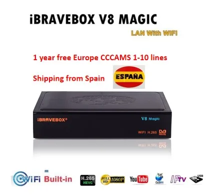 

Year One's suscripcion shipping cccams Europe Spain Portugal etc more satelite receiver HD ibravebox V8 magic stalker IPTV M3U etc