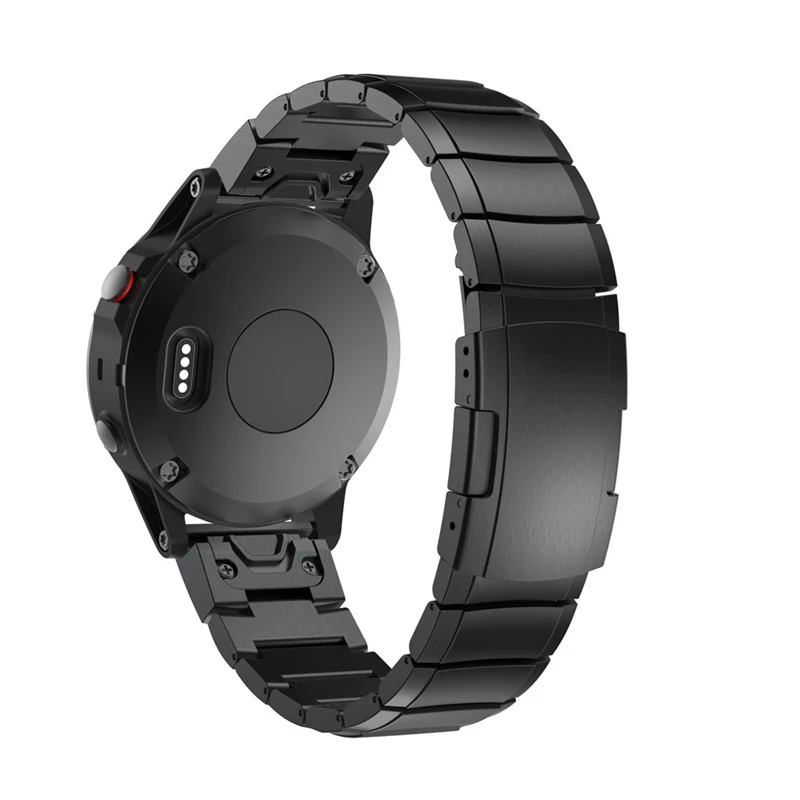 Мм 20 мм 22 мм 26 мм роскошные часы из нержавеющей стали для Garmin Fenix 3/5/55S легко быстро установить Fit Link замена Смарт-часы