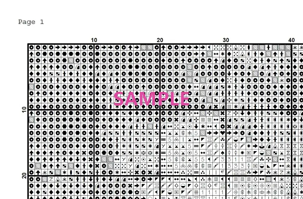 Chart Counted Cross Stitch Pattern Needlework Xstitch Rocky Mountain Christmas