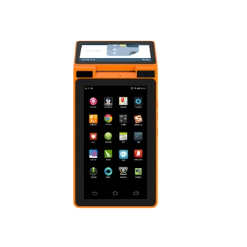 

Dual Screen Android Big memory Handheld POS Terminal with 2MP Camera 58mm Thermal Printer