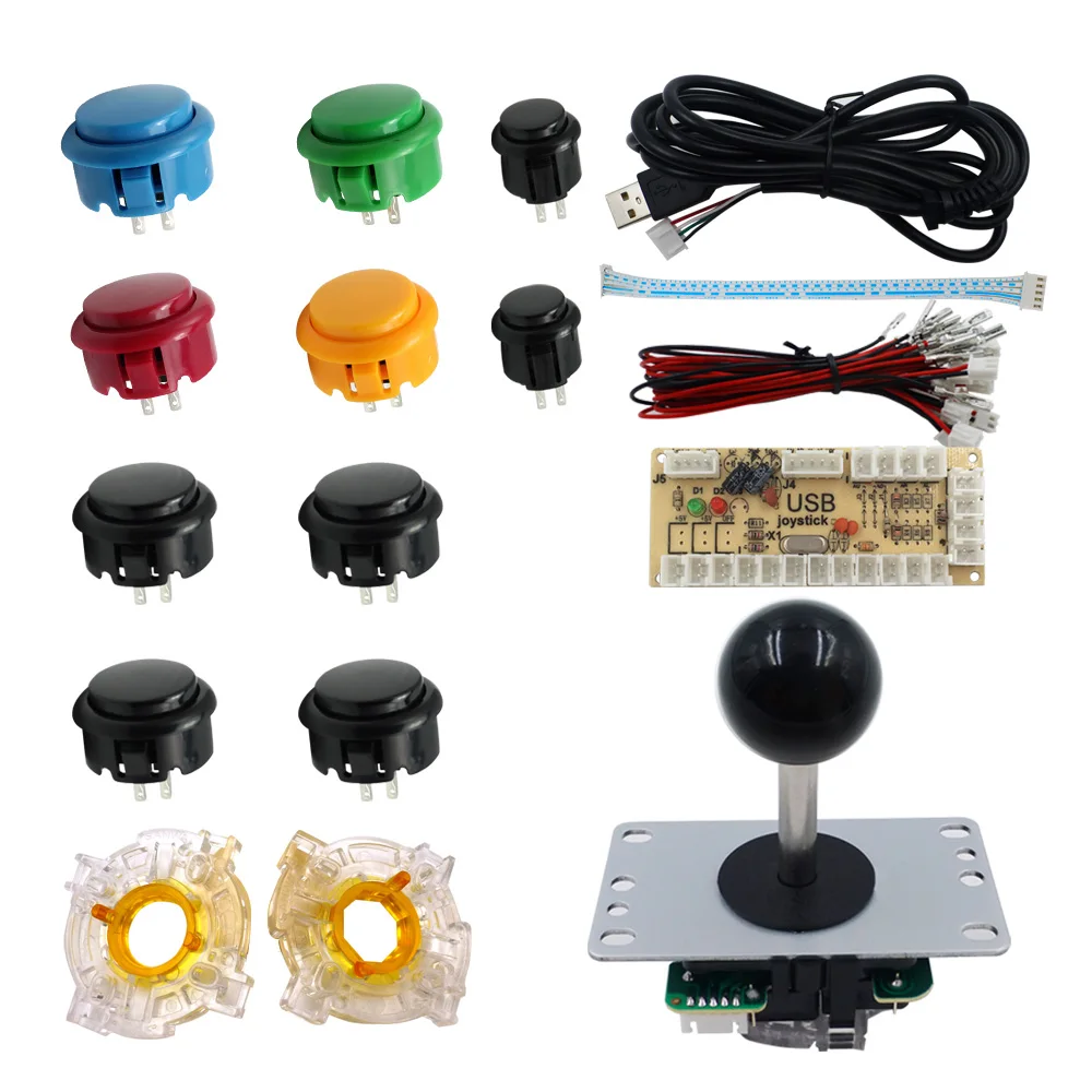SJ JX Zero Delay Arcade Controller อาเขตปุ่ม Raspberry Pi USB Encoder