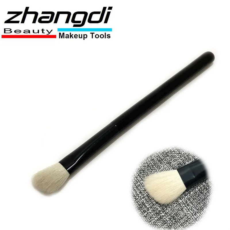 

ZHANGDI 1PCS Small 168 soft wool oblique Sculpting Highighter eye shadow makeup brush professional makeup tools Z645035