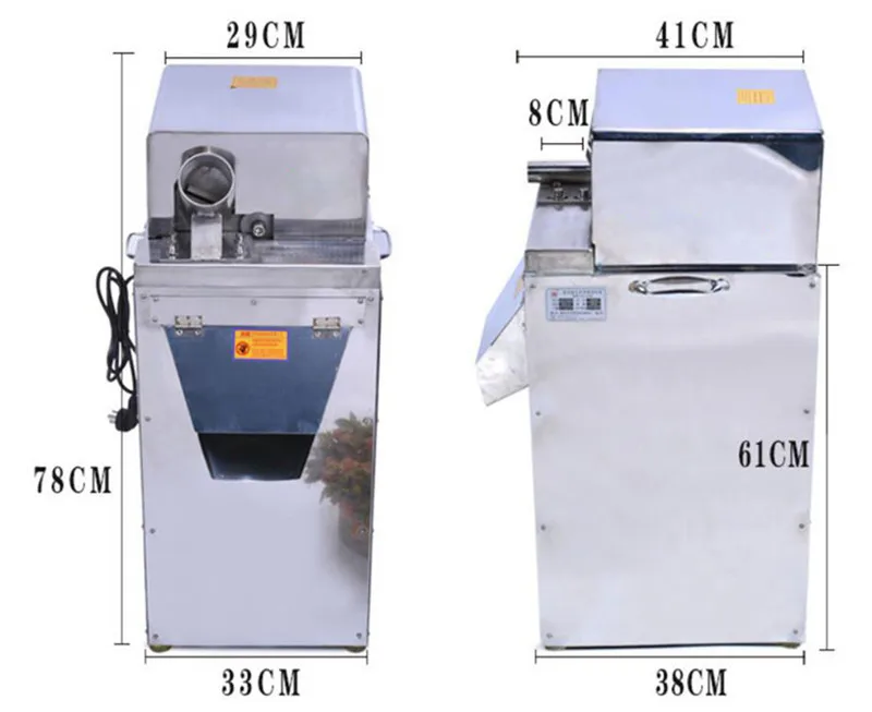 herb cutter size