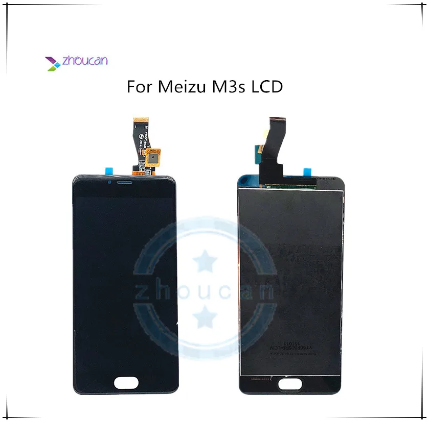 Для Meizu M3s Lcd Рамка дисплей + сенсорный экран дигитайзер Запасные части Y685C Y685Q Y685M