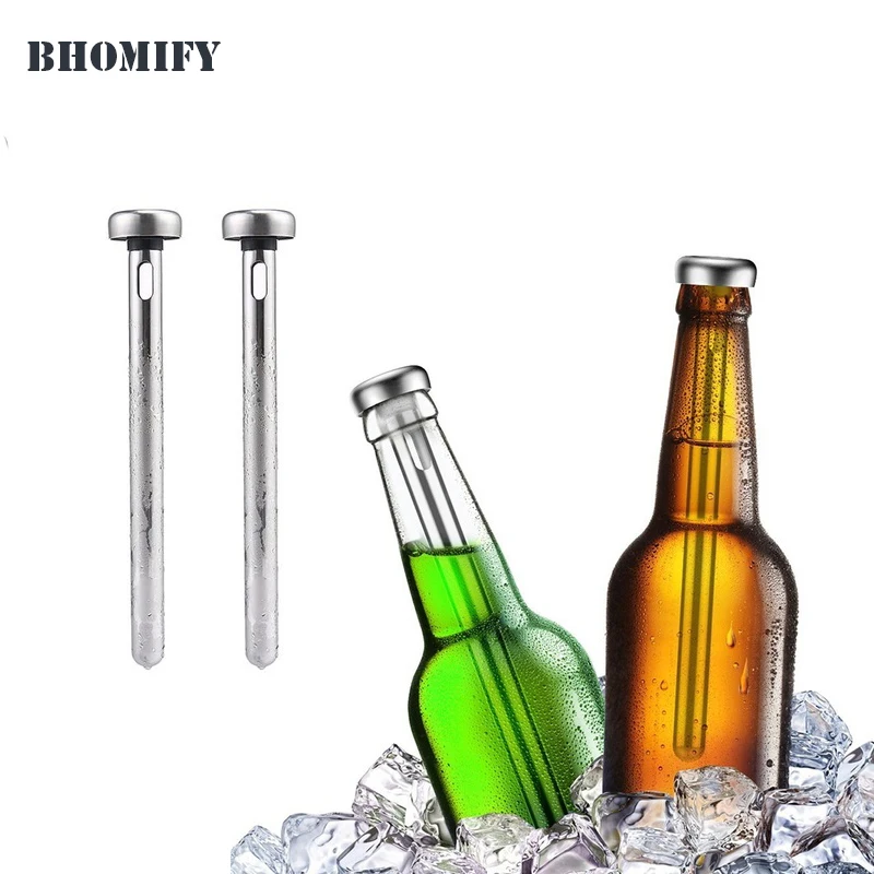 Stainless Steel Cooler Sticks Bottle Inner Beer Chiller Stick for Rapid