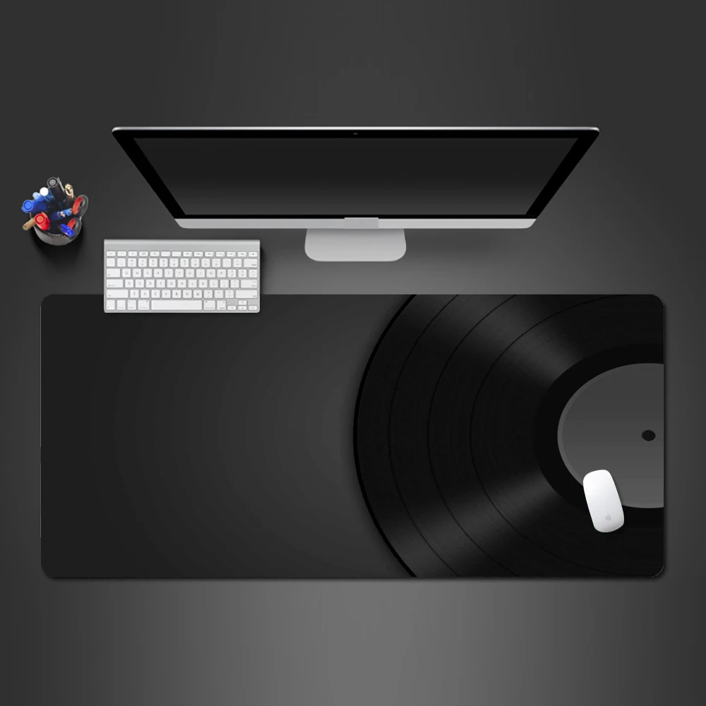 

Vintage Vinyl Record Mouse Pad High Quality Washable Rubber Mousepad Computer Gamer Professional Gamer Big Play Pad To Gamer Mat