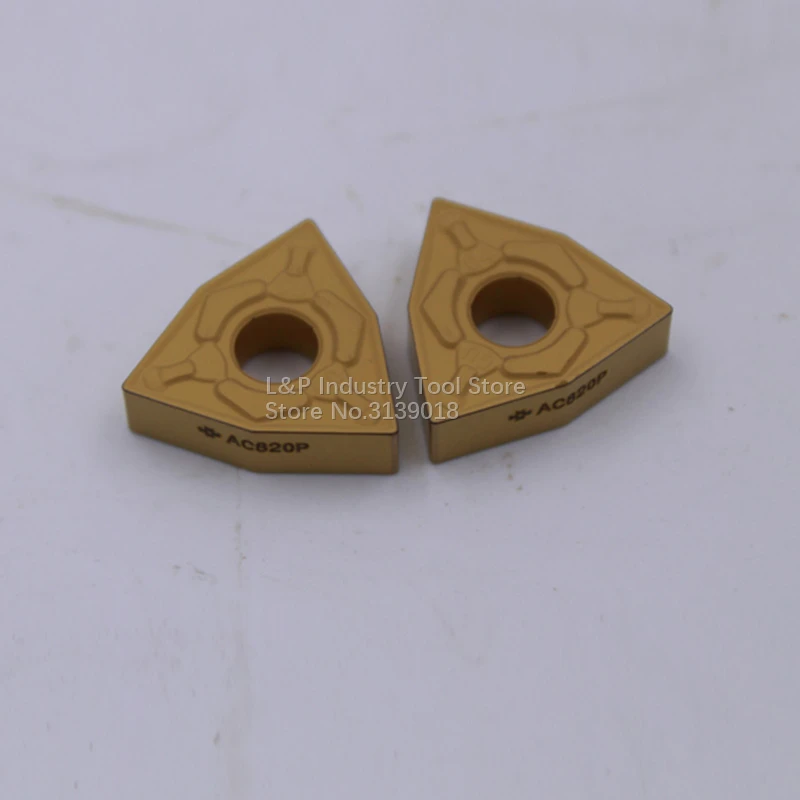 

New Original WNMG080404N-GU AC820P Carbide Inserts WNMG 080404 N-GU AC820P Cutting Blade Tool For Steel