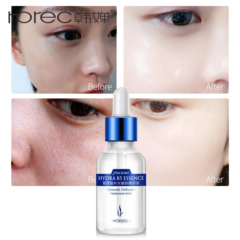 

ROREC Hyaluronic Acid Whitening Face Serum Facial Anti-Aging Anti-Wrinkle Anti-Acne Liquid Essence Moisturizing Serum for Face