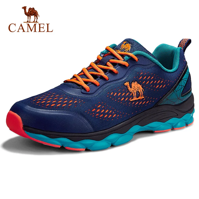 

CAMEL Men Running Shoes Professional Sneakers Marathon Men Beginner Waterproof Lace-Up Outdoor Sports Gym Fitness Breathable