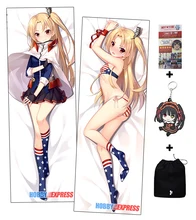 תחביב אקספרס אנימה Dakimakura יפני אוטאקו Waifu חיבוק גוף כרית כיסוי קליבלנד Azur נתיב H3874A(Hong Kong,China)