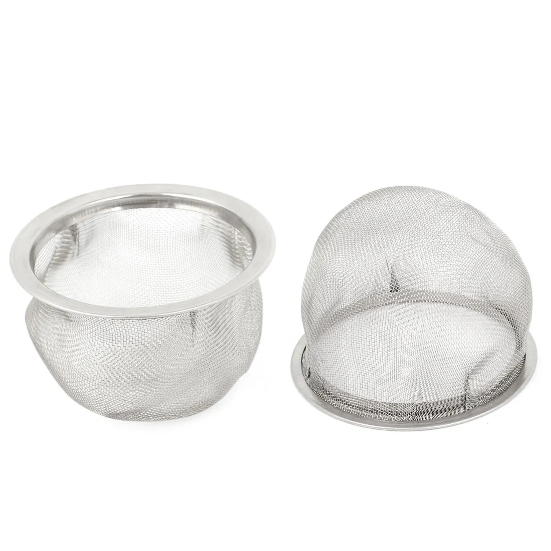 UXCELL 65Mm Dia Teapot Stainless Steel Mesh Tea Infuser Filter Strainer Basket 2 Pcsin