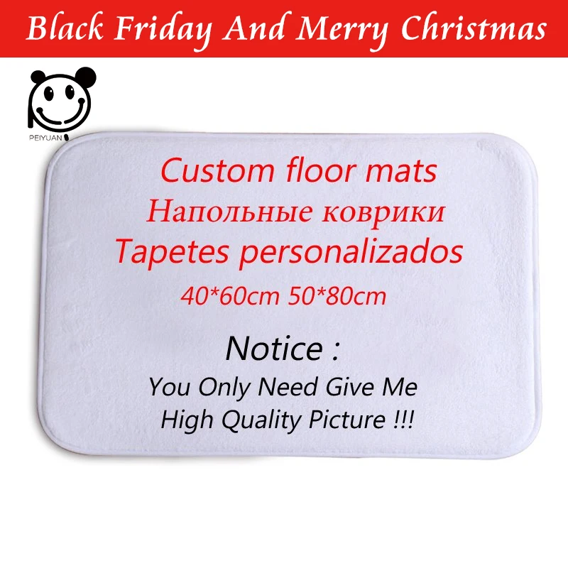 

Printed Custom Doormat Non-slip Floor Mat Office Chair Indoor Bathroom Rugs Flannel 40*60cm 50*80cm Carpet Hallway Peiyuan