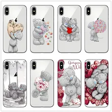 Плюшевый Тедди Me To You Bear TPU чехол для телефона iPhone X 8 7 6 6S Plus 11 11PRO MAX