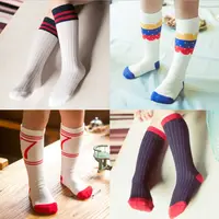 Baby boy girls Knee High Sock Cotton Fox Animal Long Socks kids 0-6Year Warm Leg Warmers Toddlers Kids sock striped Spring/Autum 3