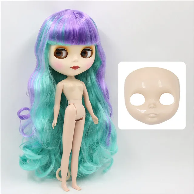 Заводская кукла blyth 1/6 bjd нормальное/шарнирное тело 30 см, руки AB и Лицевая панель как подарки - Цвет: normal body doll