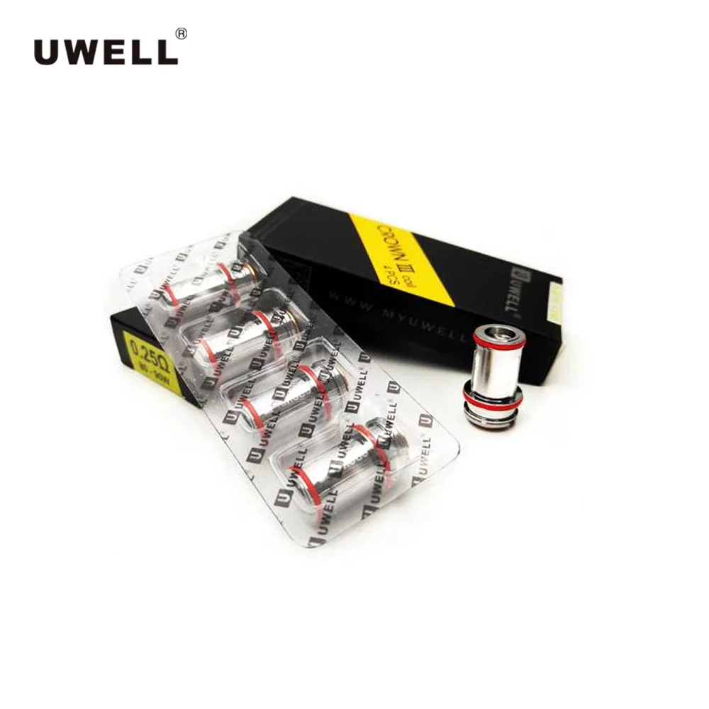 8 шт. оригинальные аксессуары для электронных сигарет Uwell NUNCHAKU|Испарители