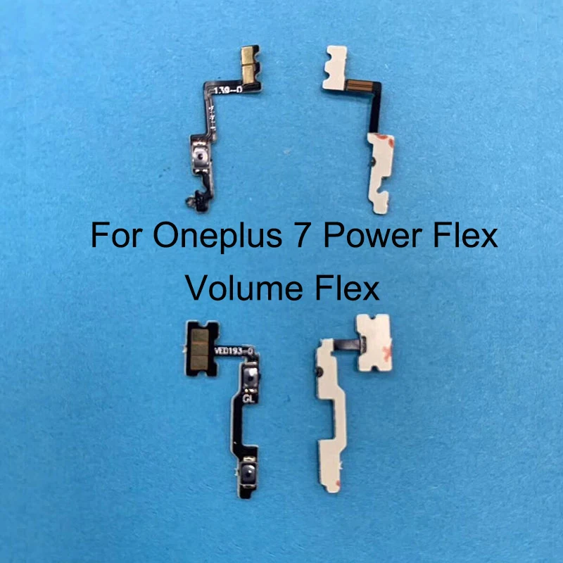 Witrigs Power Button Volume Button Flex Cable For OnePlus 33T 5 5T 6 6T 7 Pro Mute Volume Key Connector Ribbon Replacement